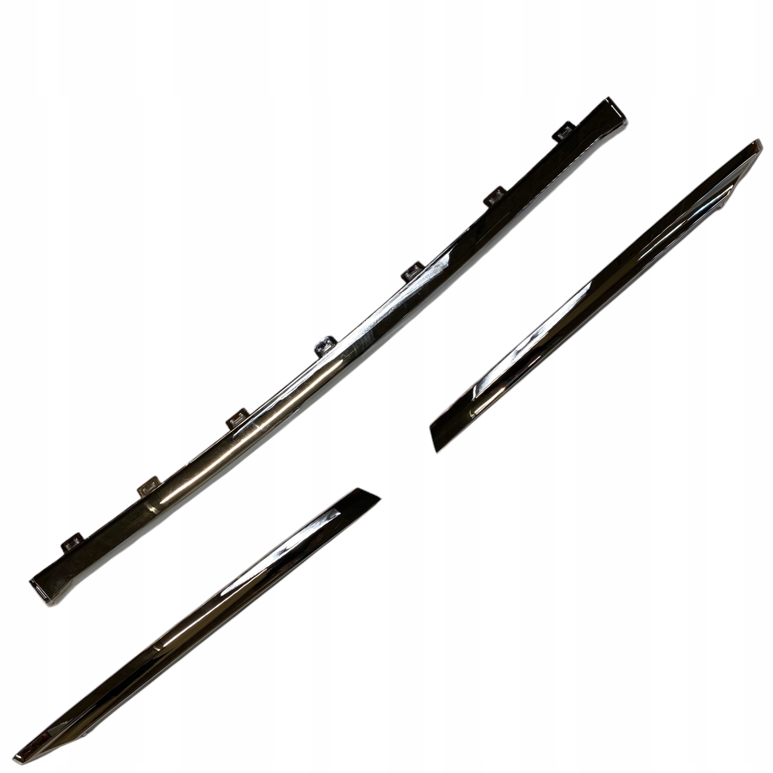 Sada Lišta nárazníku přední Chrom levá středová Volvo XC60 II 21+ Lift