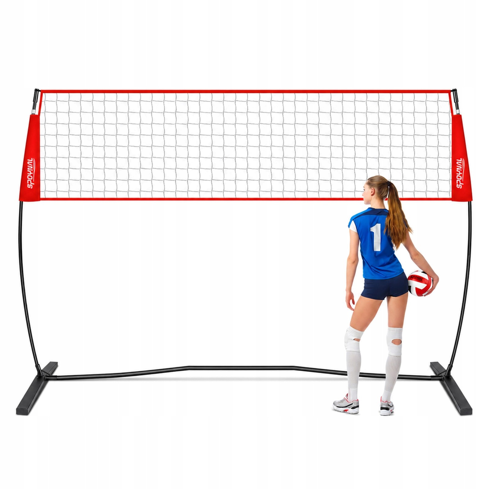 Volejbalová Síť 610 CM Nastavitelná 226-244 CM Míč Pumpa Taška