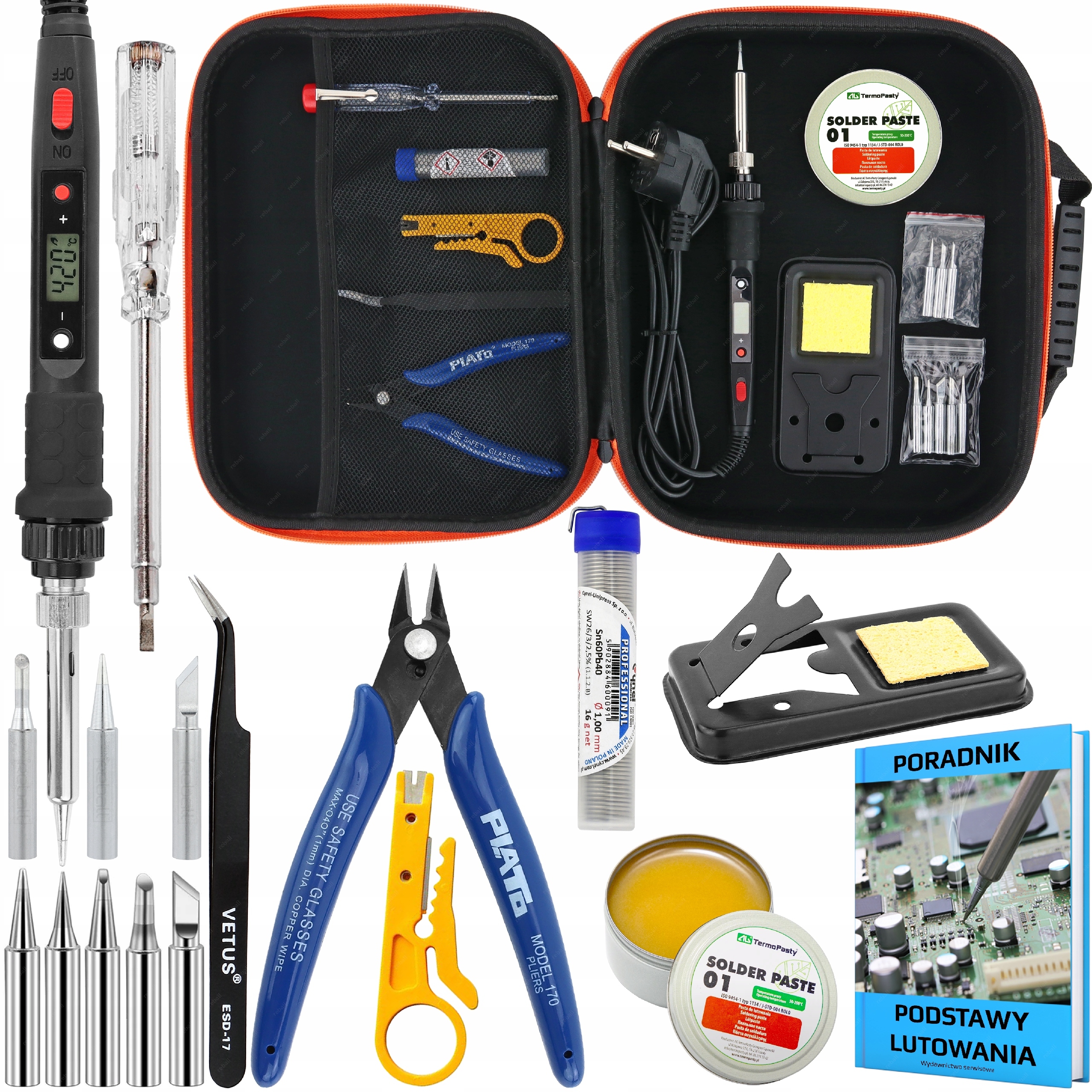 Sada Přesné Páječky 80W Nová Verze Pro Elektroniku 19 El+ Návod