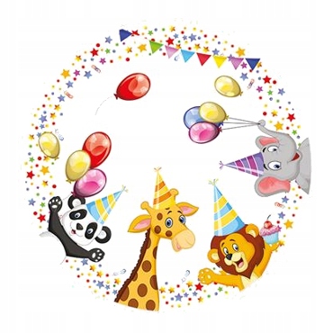 

Daisy Talerzyki Papierowe Zwierzątka Ø180 MM 8 Szt