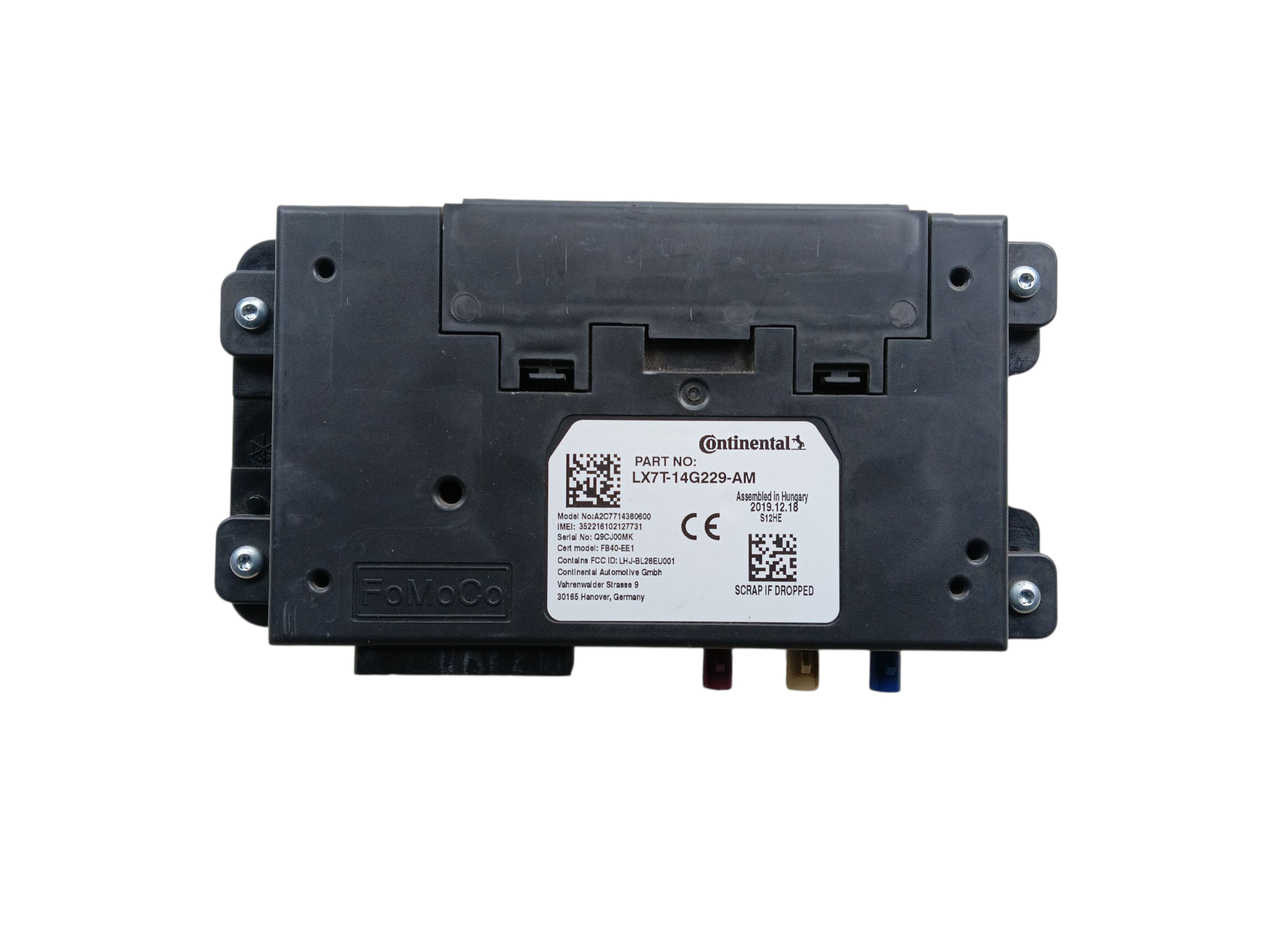 Bedienteil modul BLUETOOTH FORD FOCUS MK4 IV LX7T-14G229-AM