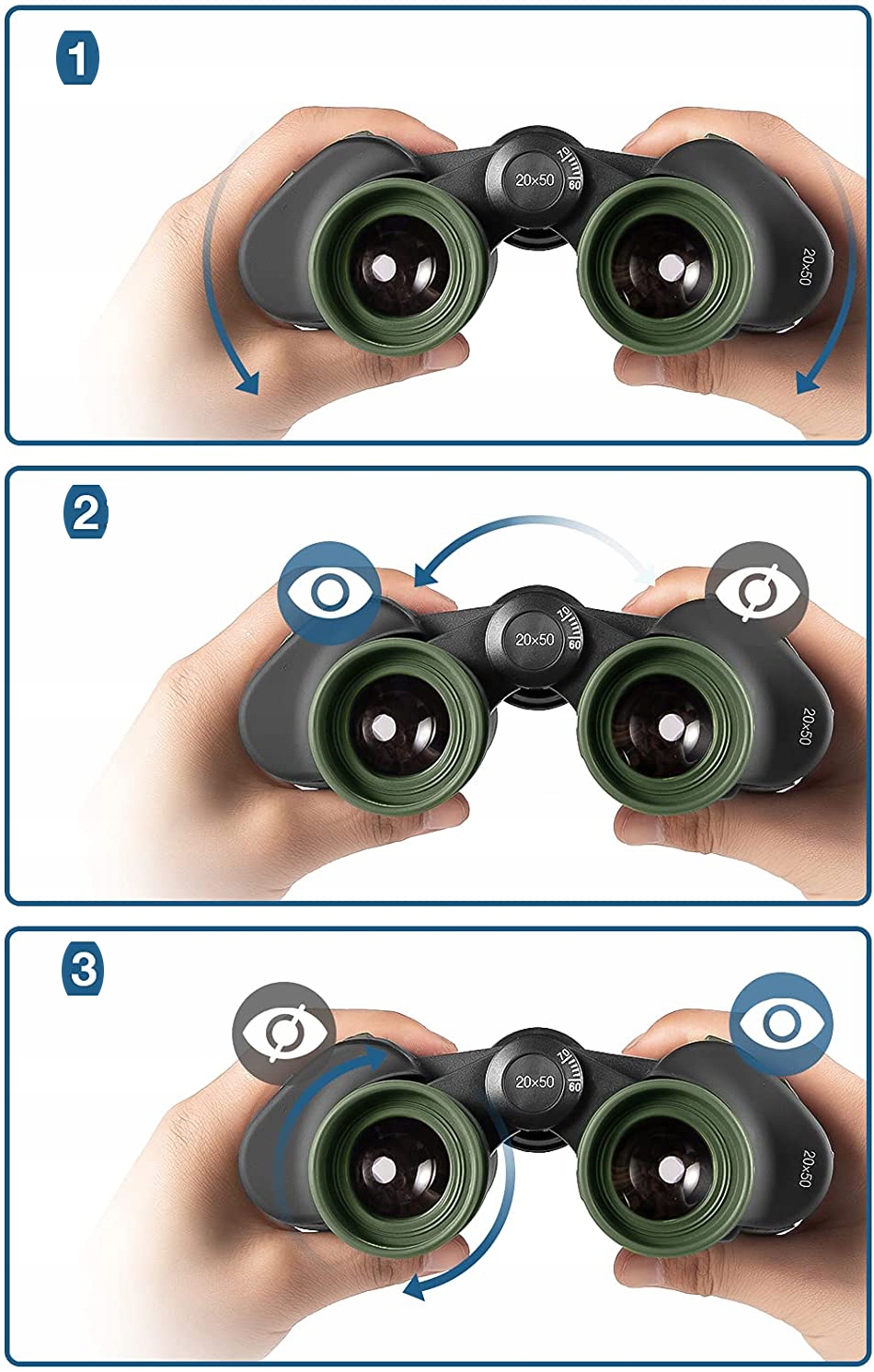 LORNETKA WOJSKOWA TAKTYCZNA NOKTOWIZYJNA 20X50 MOCNA SURVIVAL NA WYPRAWE Konstrukcja pryzmatów porropryzmatyczna