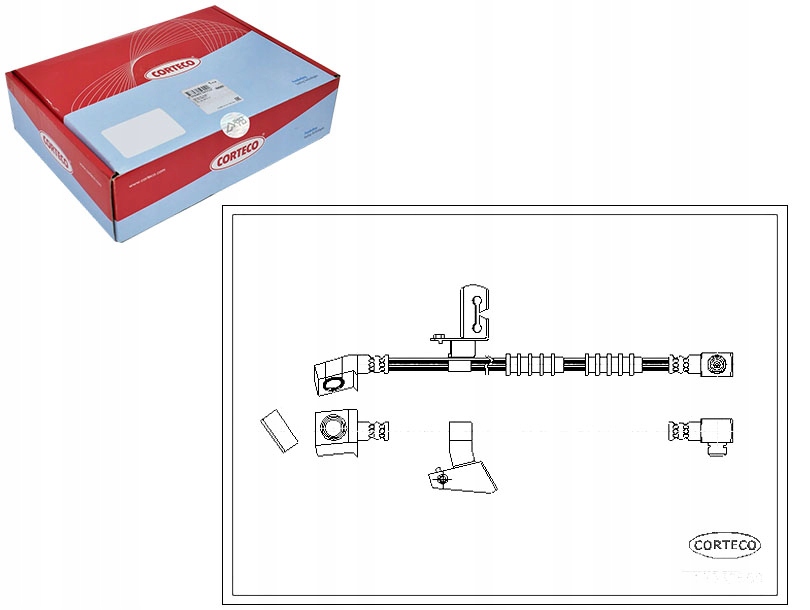 Corteco тормозной шланг CHRYSLER