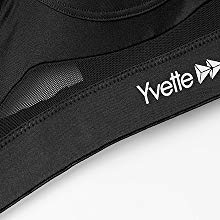 Biustonosz sportowy Top Siatkowy Do Biegania Yvette Wysokie wsparcie R. 2XL Materiał dominujący poliester