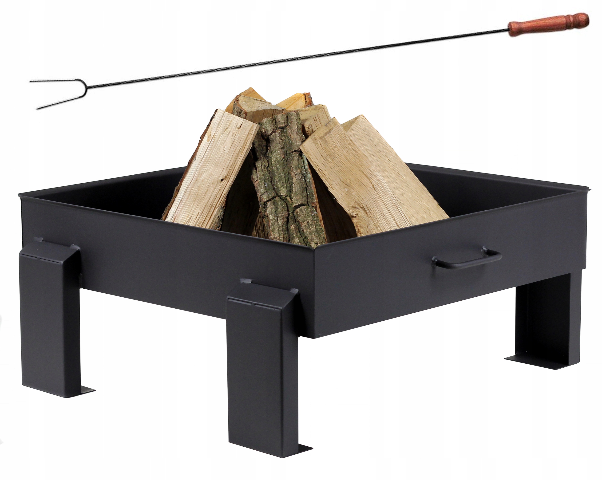 

Palenisko ogrodowe ognisko 80x80 cm głębokie grill