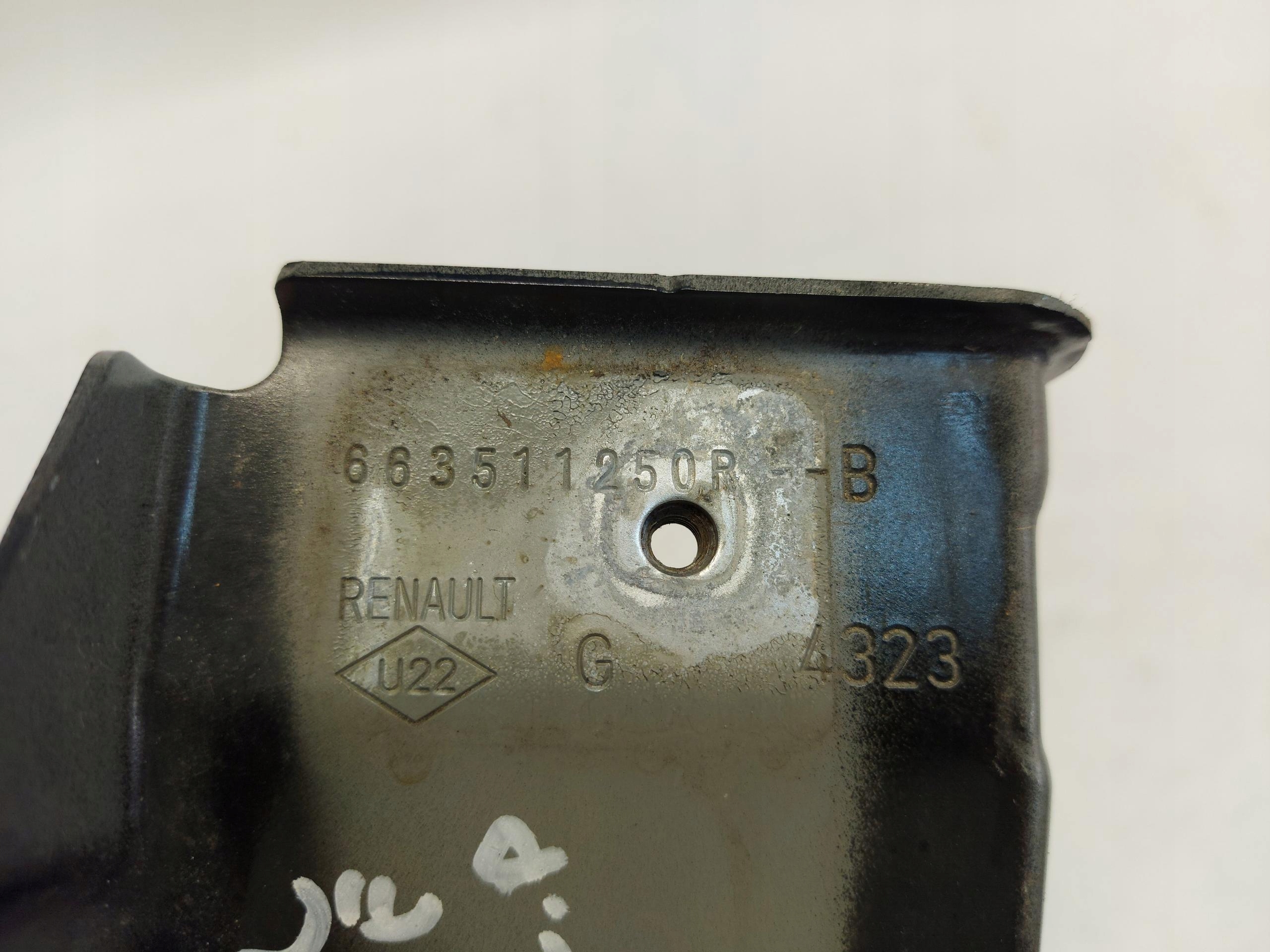RENAULT AUSTRAL E Support plaque Aile Gauche Avant 663511250R