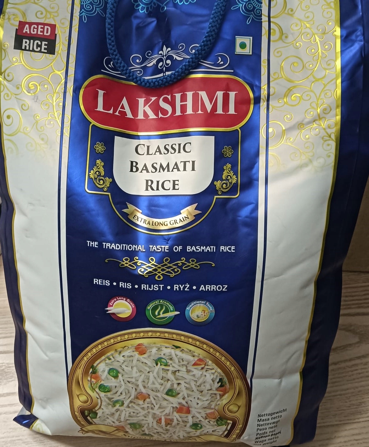 Lakshmi Basmati rýže Klasik Extra Dlouhozrnná 5 kg