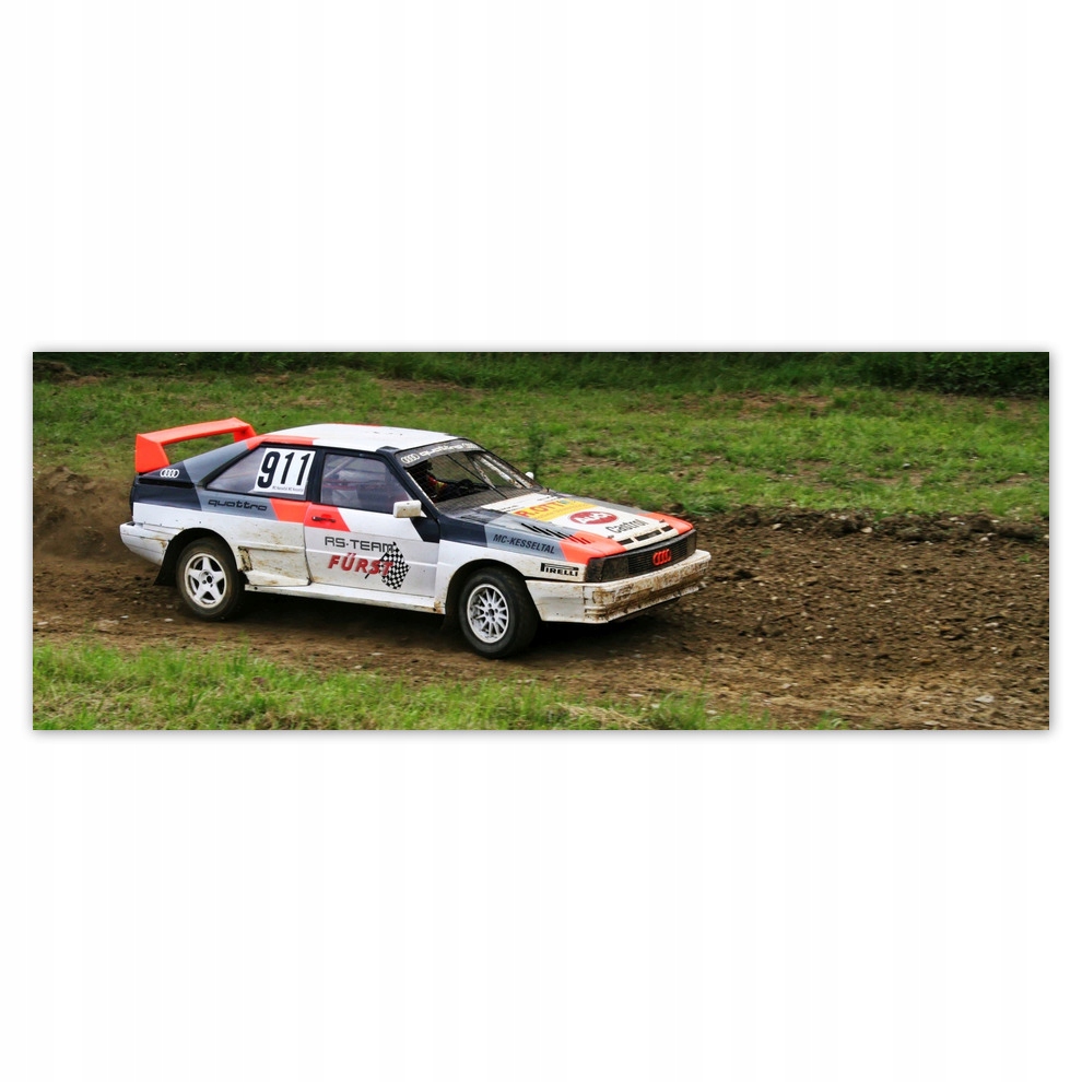 

Fototapety flizelina 250x93 Audi Quattro na trasie
