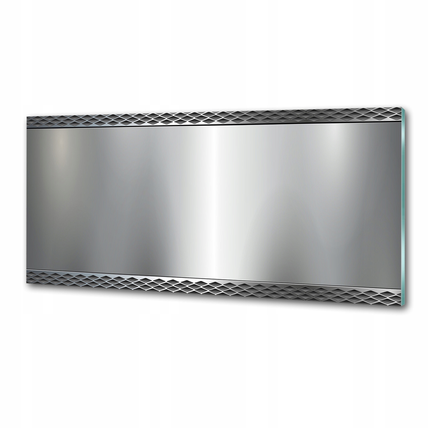Dekorativní panel sklo Kovové pozadí 125x50 cm Lepidlo