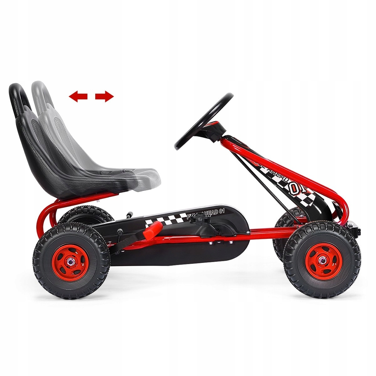 GOKART AUTO NA PEDAŁY DLA DZIECI Rodzaj na pedały