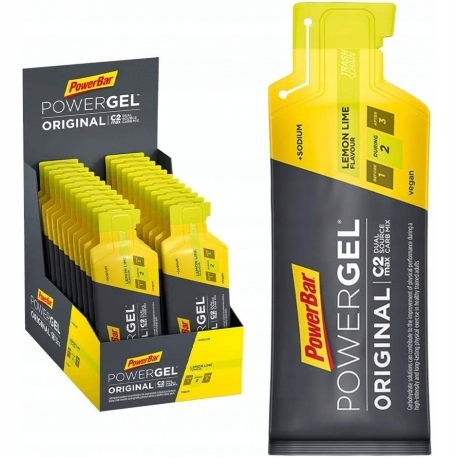 PowerBar PowerGel Original 24x41 Balíček gelů Lemon