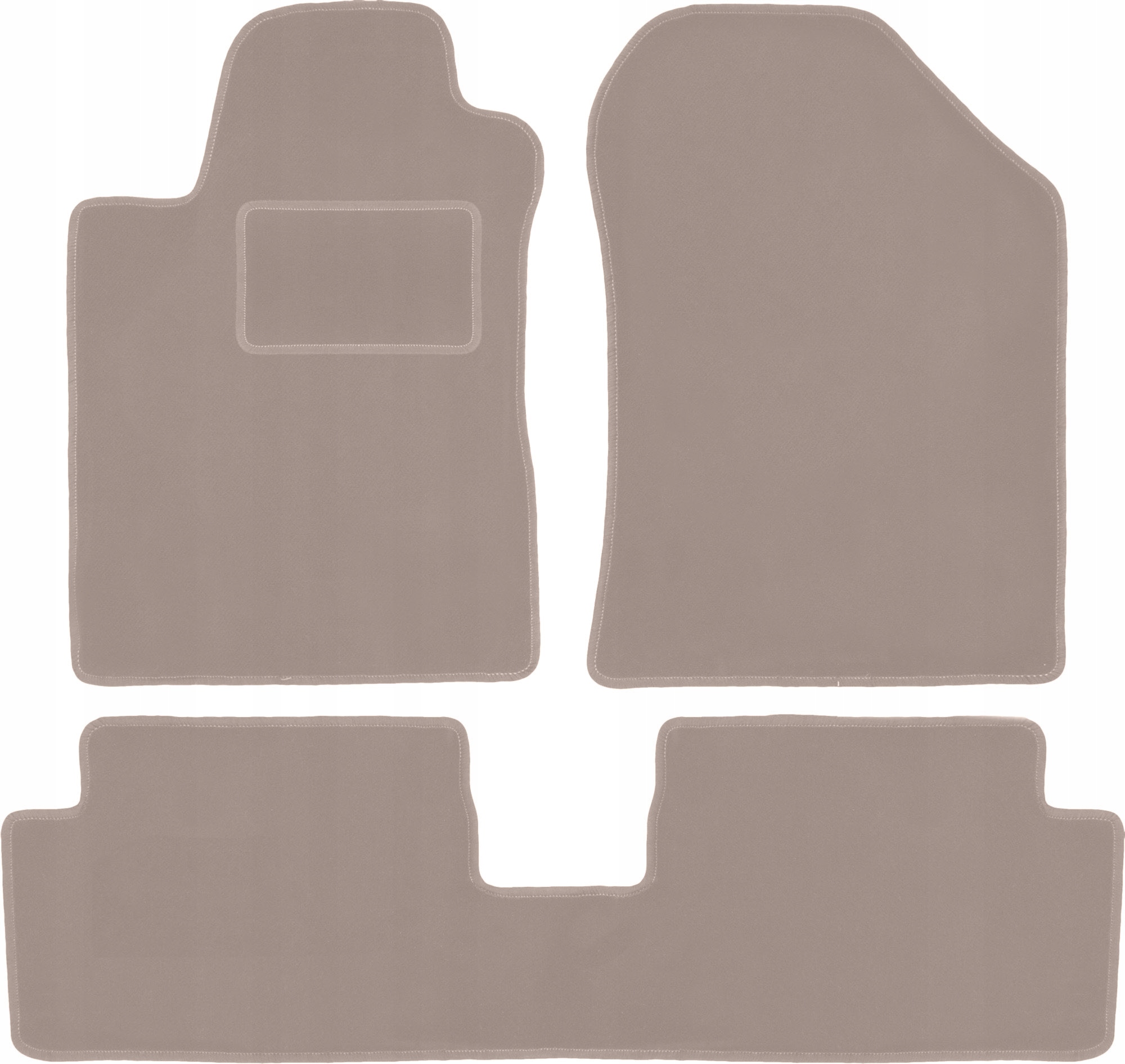 Autokoberce velurové: Toyota Corolla Verso II minivan (2004-2009)