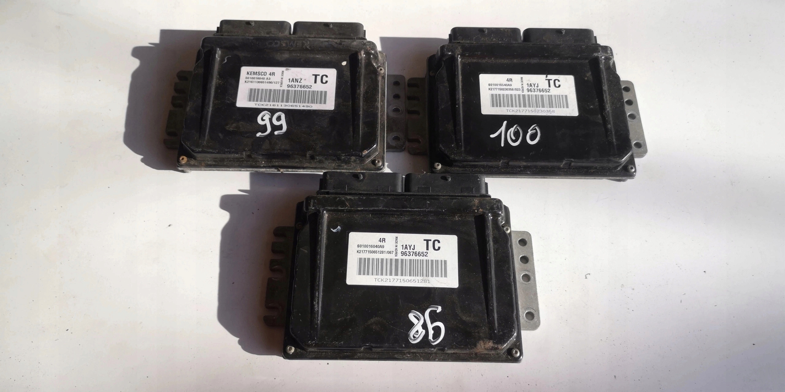 computer ECU CHEVROLET 96376652 original