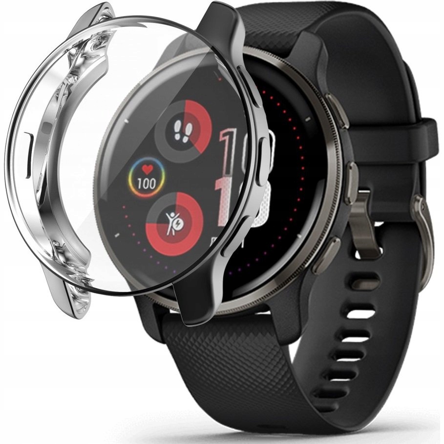 

Etui z Wbudowanym Szkłem do Garmin Venu 2 Plus