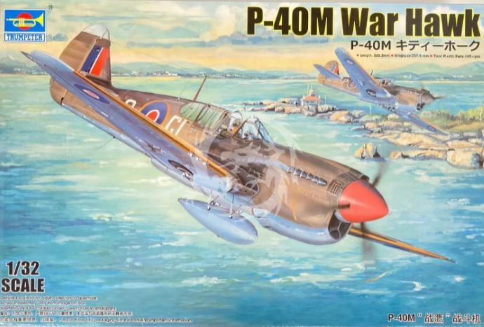P-40M Warhawk Trumpeter 02211 měřítko 1/32