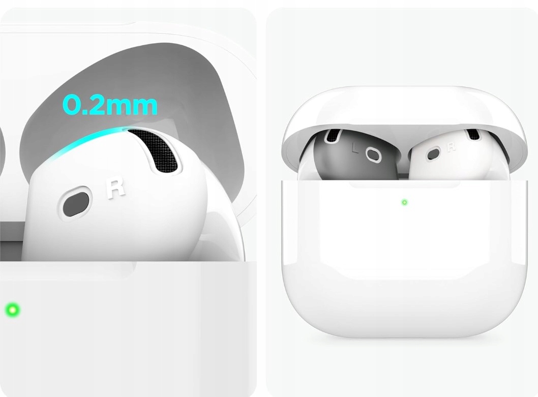 GUMKI NAKŁADKI WKŁADKI ULTRA SLIM DOUSZNE EAR TIPS DO APPLE AIRPODS 4 Model ultra slim