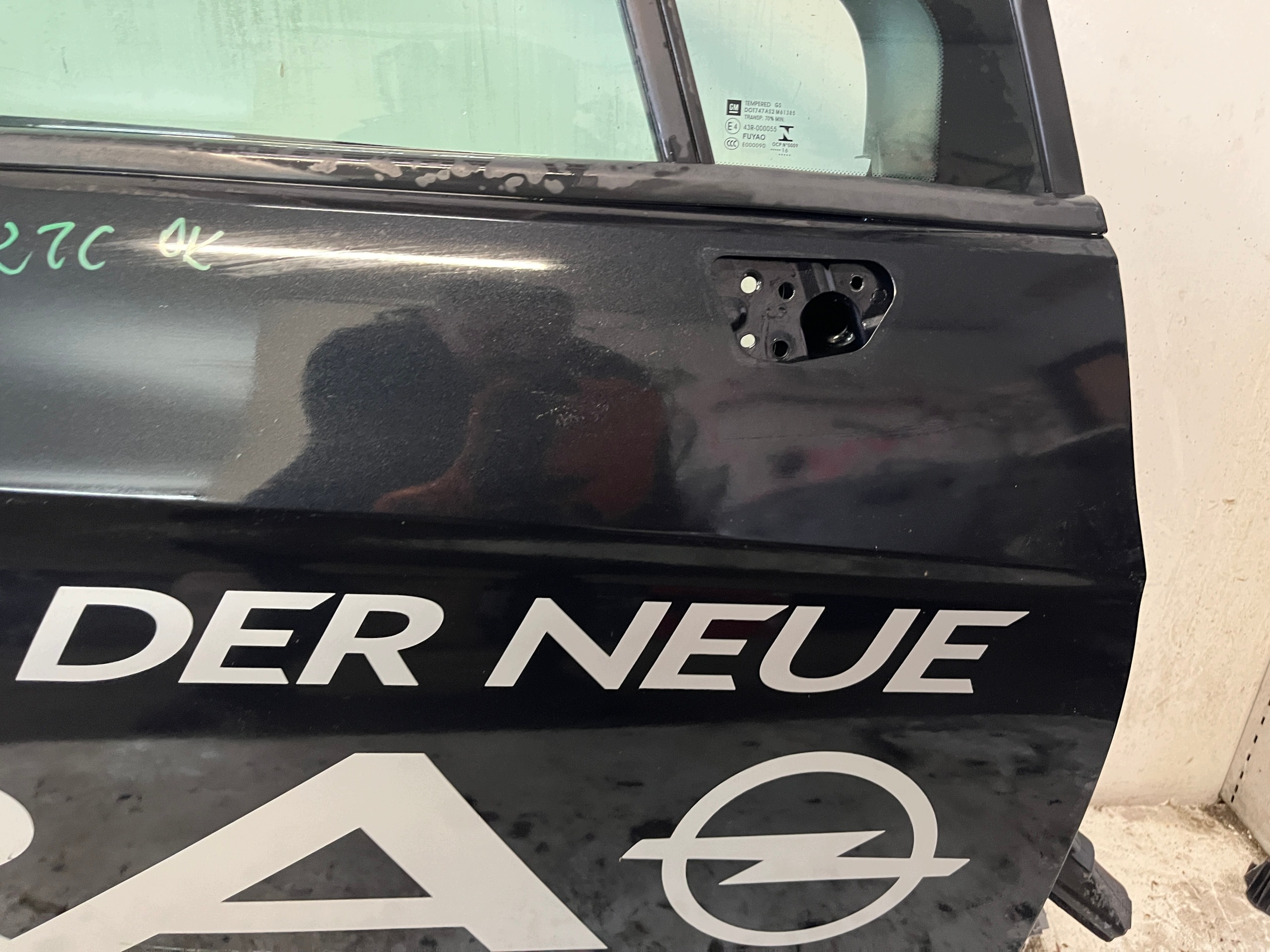 OPEL ASTRA K door right front right front black, Z22C