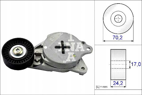 INA NAPCZ РЕМЕНЯ БАГАТОРІЗНА SUBARU ТРЕЗІА