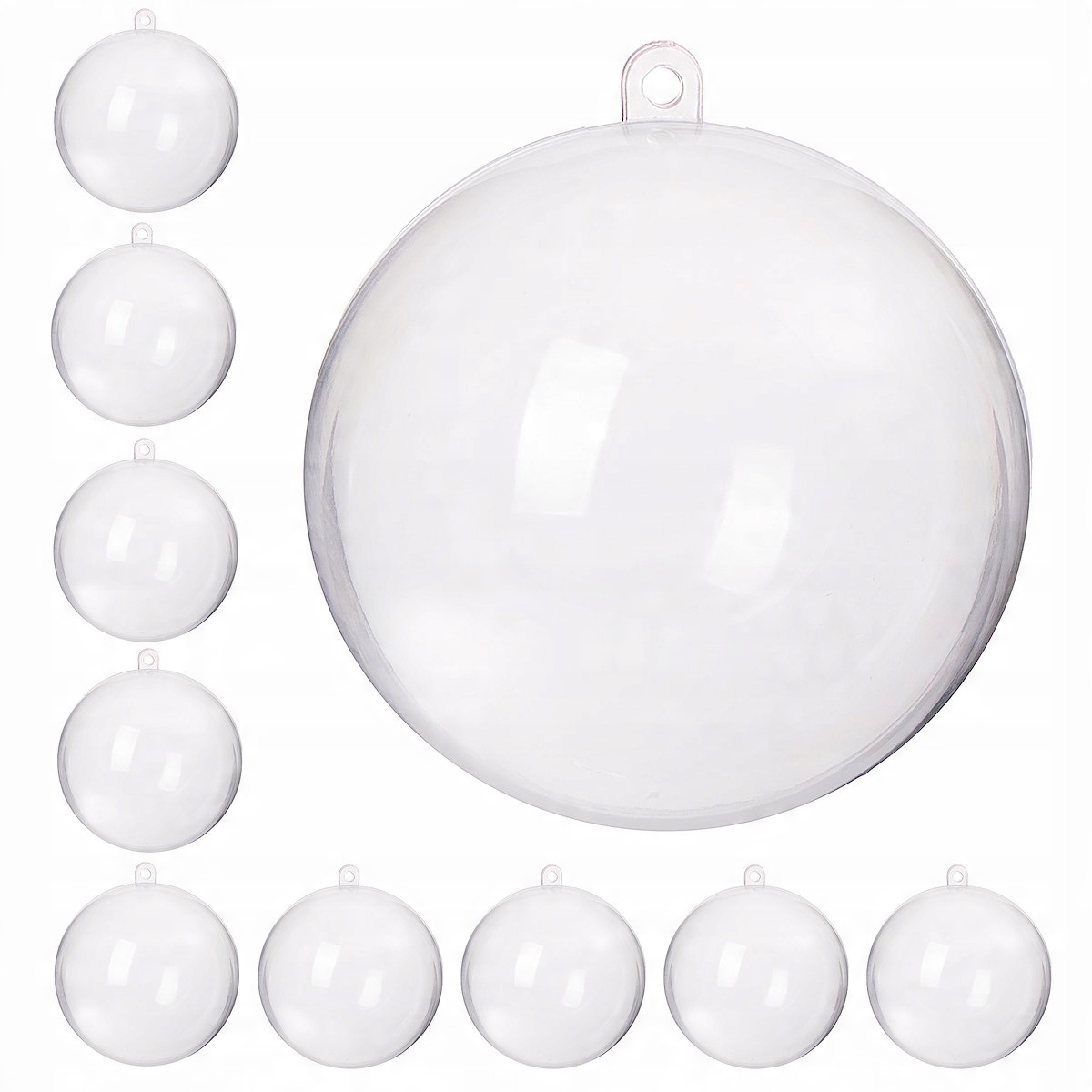 

Kula Bombka Akrylowa Kule Bombki Plastik 16cm 10x