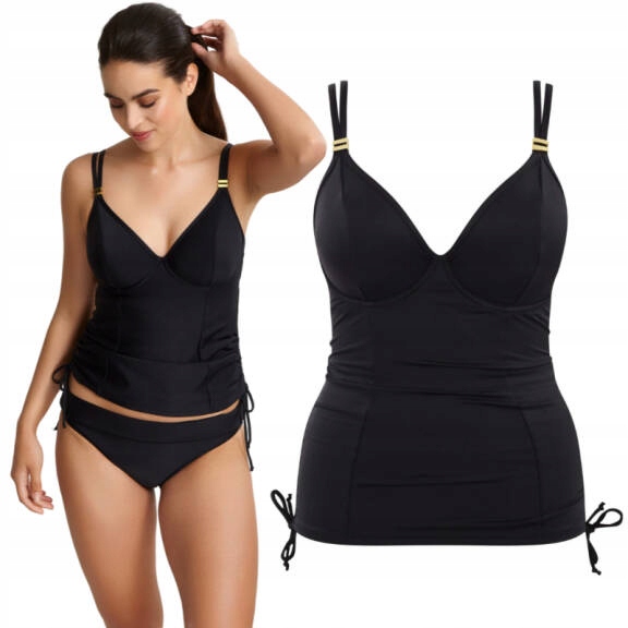 75GG 34GG Panache Anya Riva tankini czarny strój