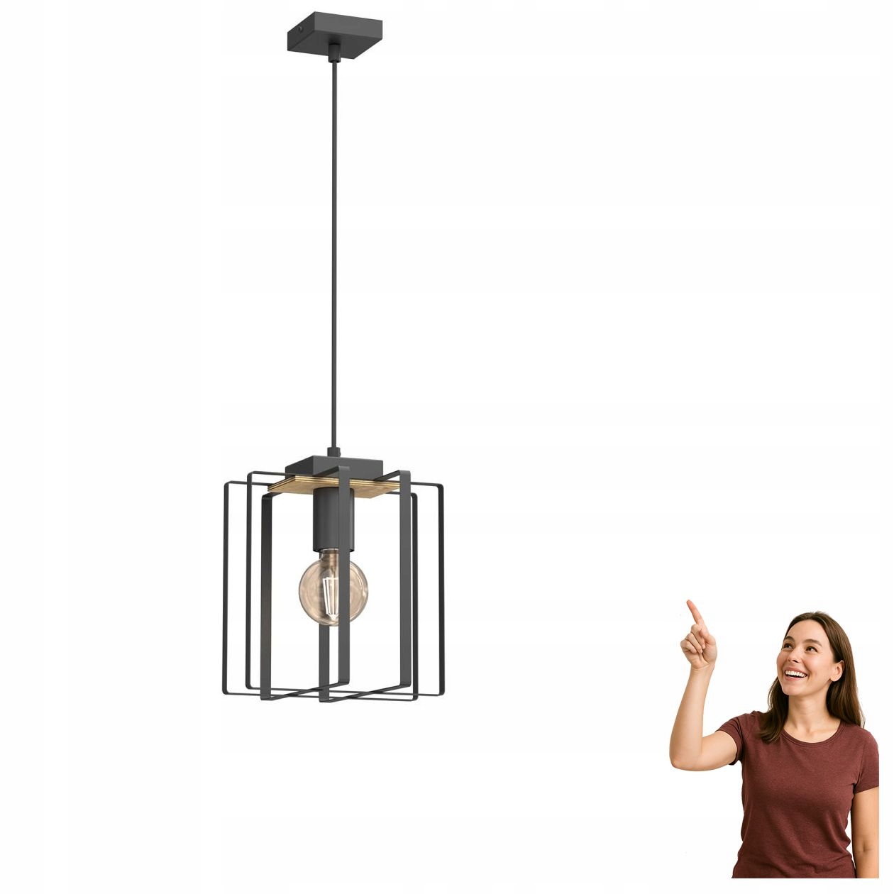 Kovová závěsná lampa Kortez 4453 Luminex