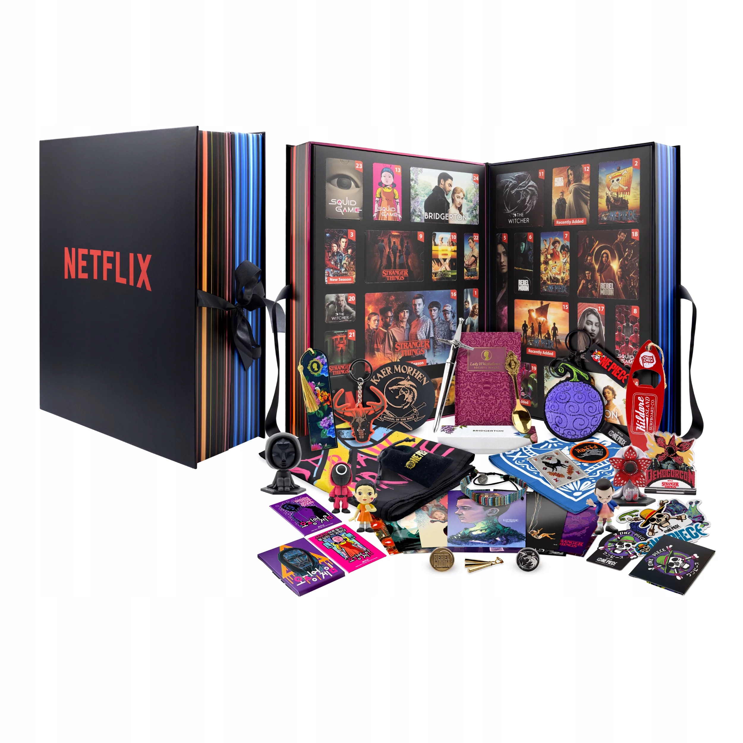 Адвент-календарь YuMe Toys Netflix Gift Box Countdown, 24 коллекционных предмета — фото 3