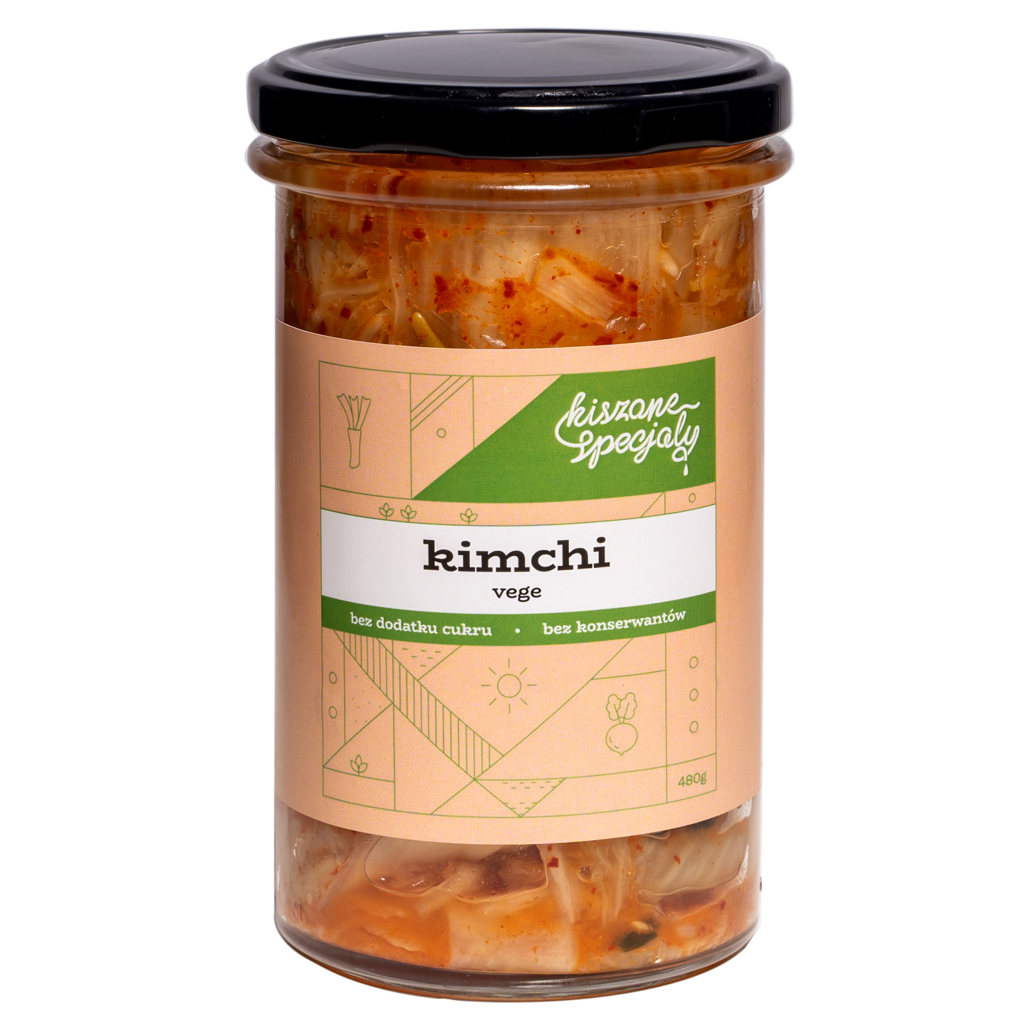 Levně Kimchi vege s wakame 480 g
