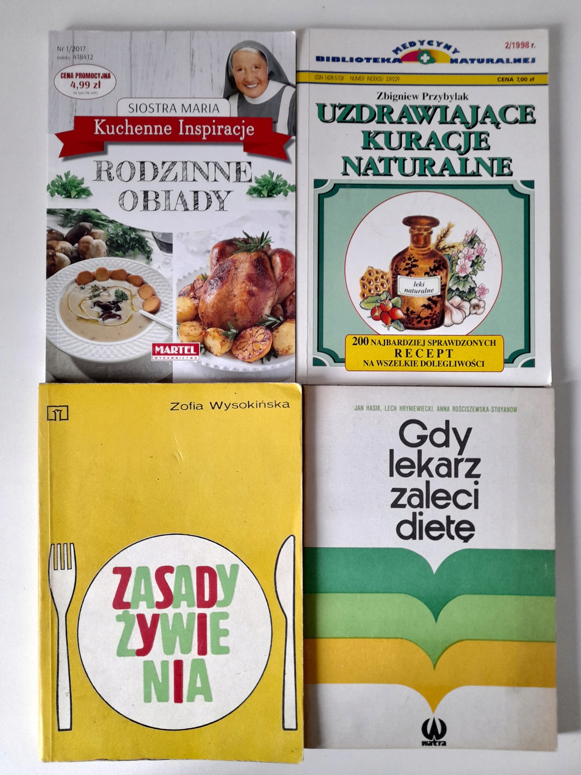 ZDROWA KUCHNIA 4 KSIĄŻKI
