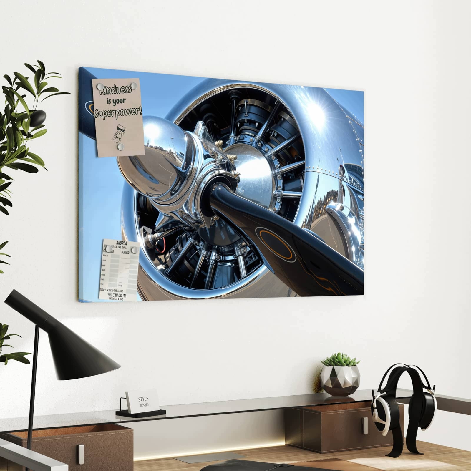 Magnetická tabule Šmiglo letadla 60 × 40 cm