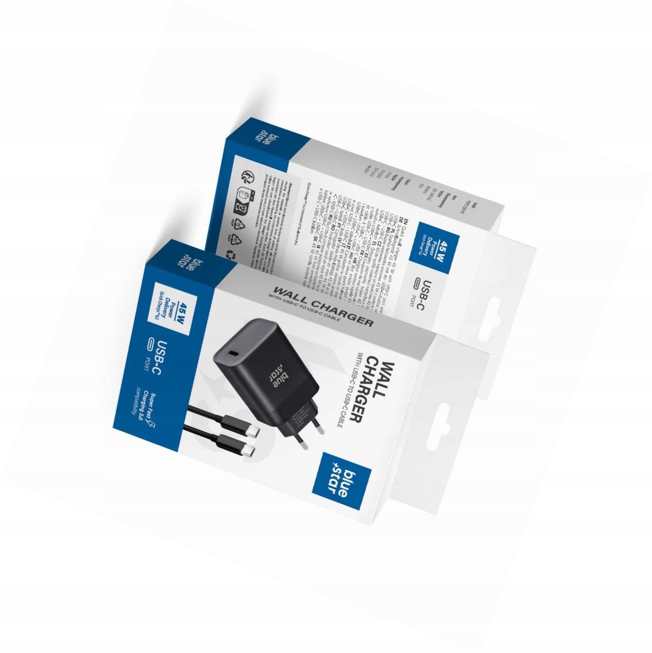 Szybka ładowarka 45W z odpinanym kablem Usb-c do Samsung Galaxy S10 Lite