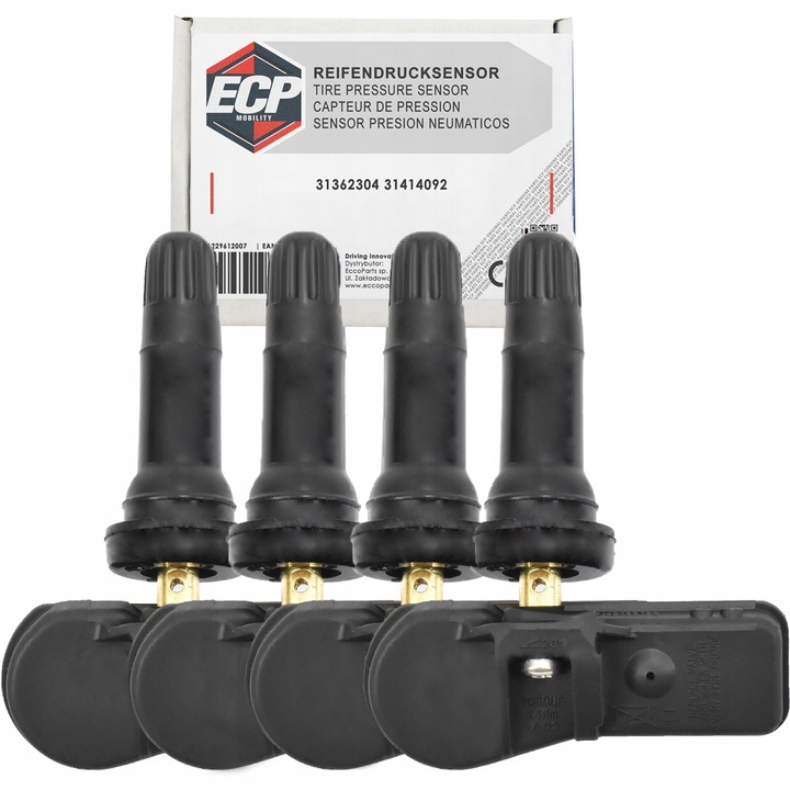 4X Snímač Tlaku Pneumatík Tpms 31362304 Volvo S60 III S90 II V60 II XC90 II