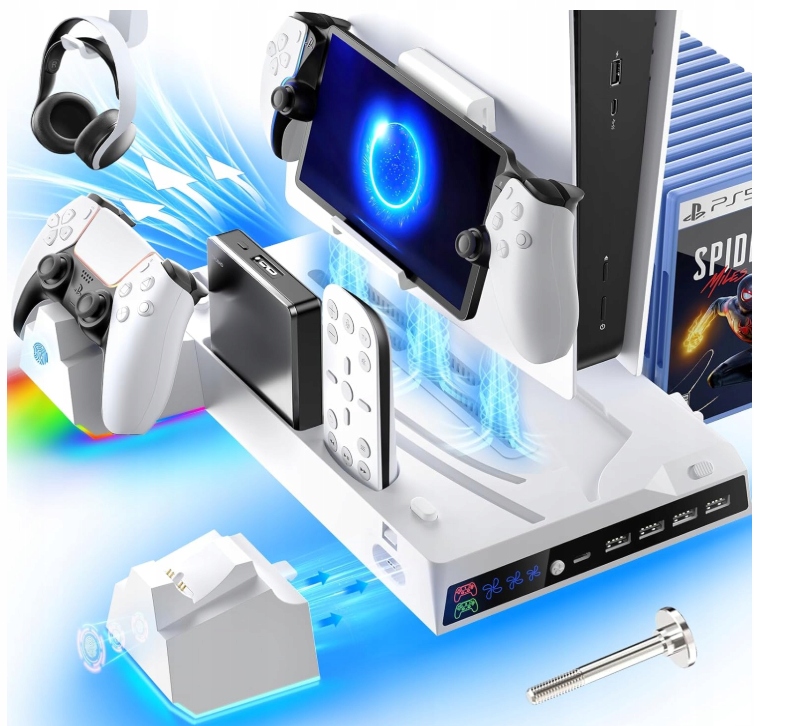 Stacja ładująca do padów kontrolerów Fenolical PS5