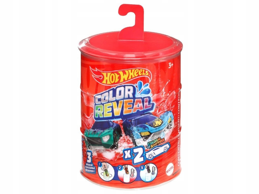 HOT WHEELS COLOR REVEAL COLOR SHIFTERS BECZKA 2-PAK AUTEK 3+