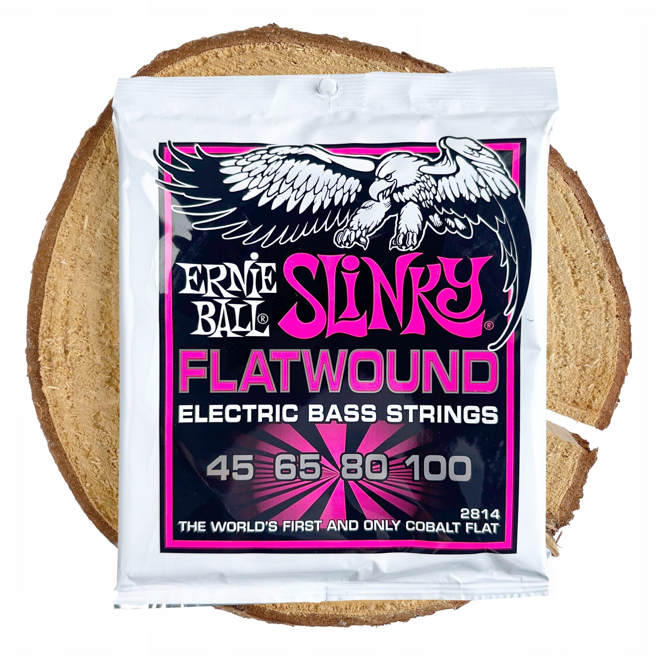 Ernie Ball Slinky Bass 4 baskytary s plochým vinutím, 45-100 mm