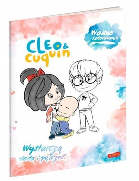 Ksolorowanka Cleo i Cuquin. Wodne kolorowanie