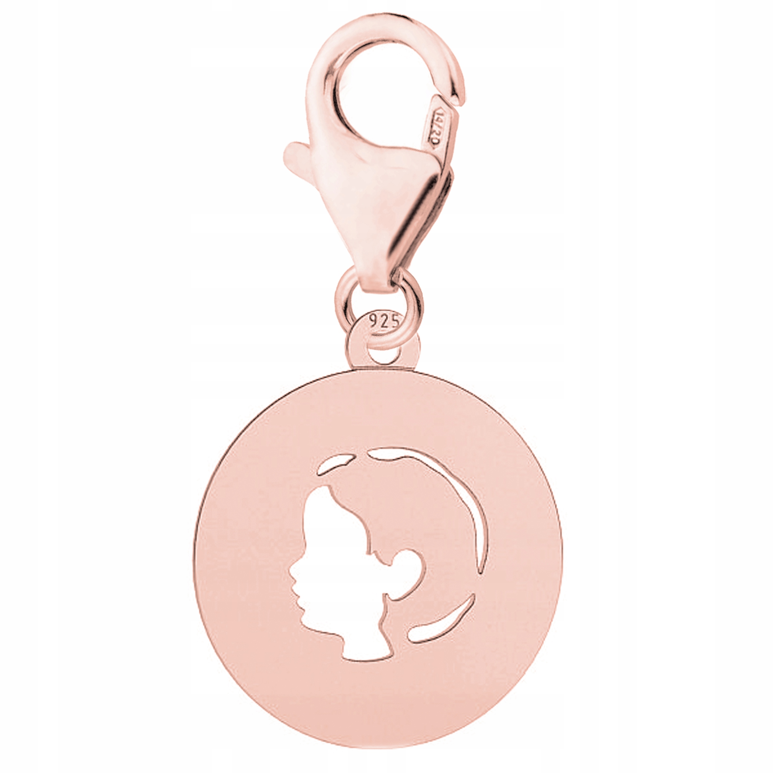 Pozlacený přívěsek s chlapcem Syn Rodina Chlapec Rodina Stříbro 925