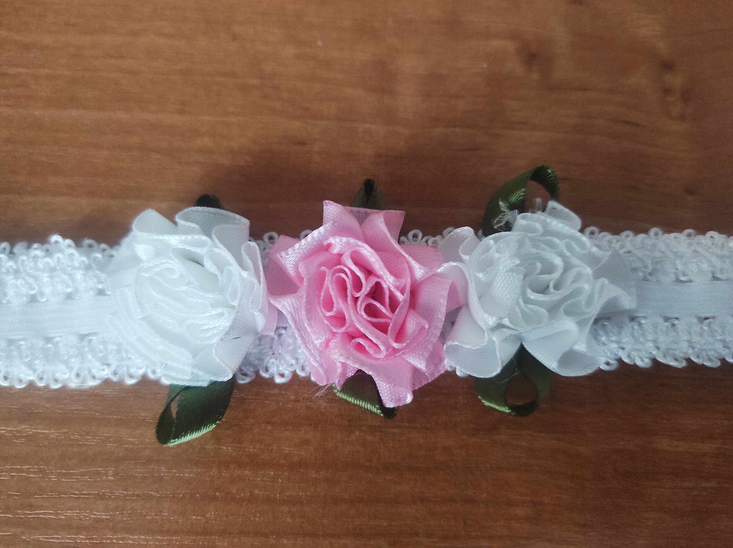 KELLO - Opaska biała na chrzest święta