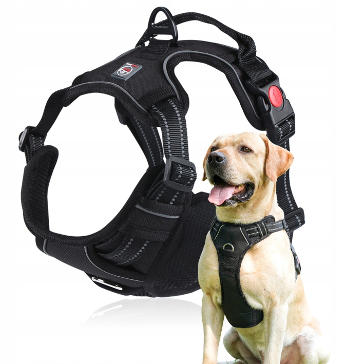 Levně Beztlakové Postroje typu Guard pro psa Elite M černé