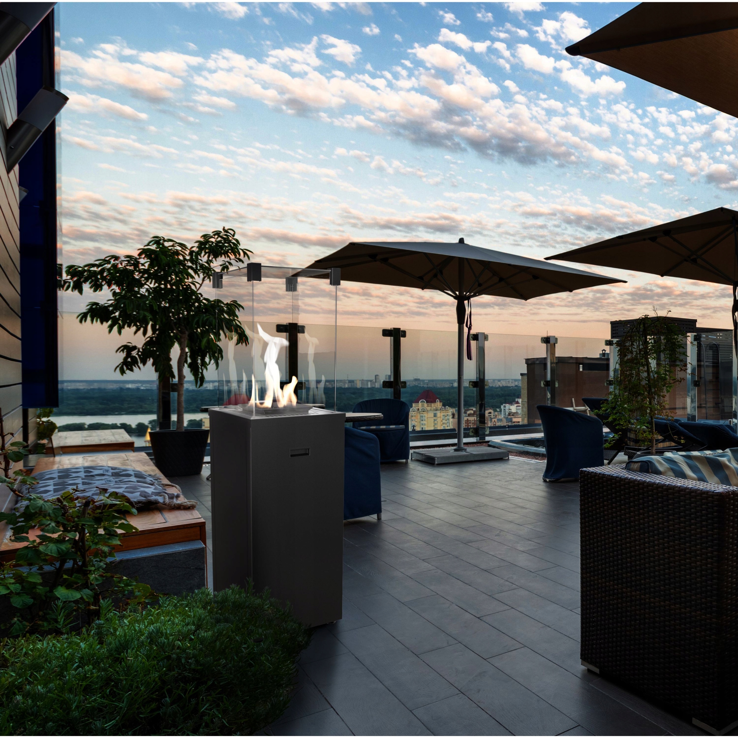 Ogrzewacz Patio spiek Naturali Grey manual 8,2 kW Producent Kratki