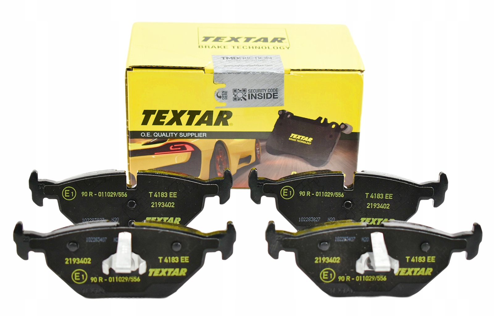 TEXTAR KLOCKI HAMULCOWE TYŁ BMW 3 E46 325I 328I