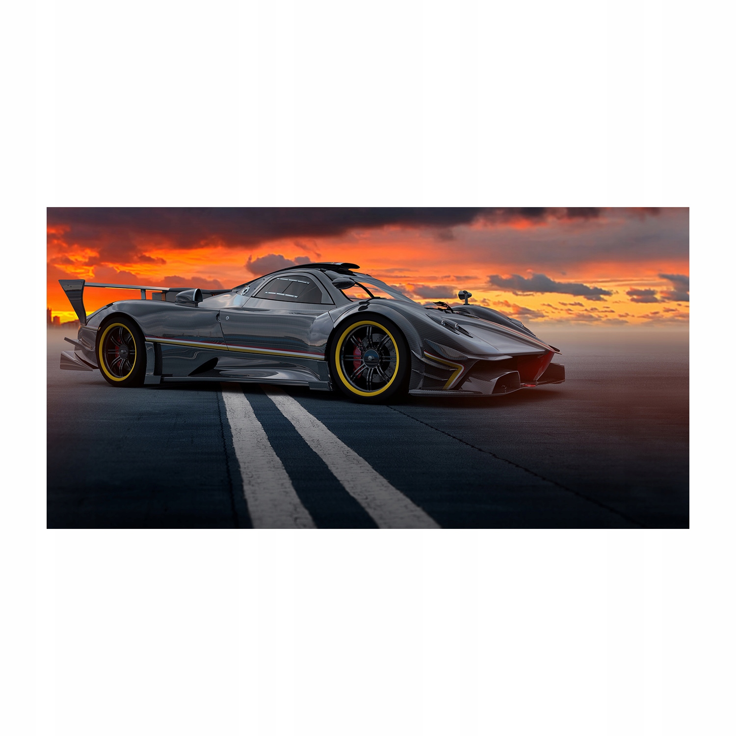 

Foto obraz na szkle akrylowym Wyścigówka 120X60 cm