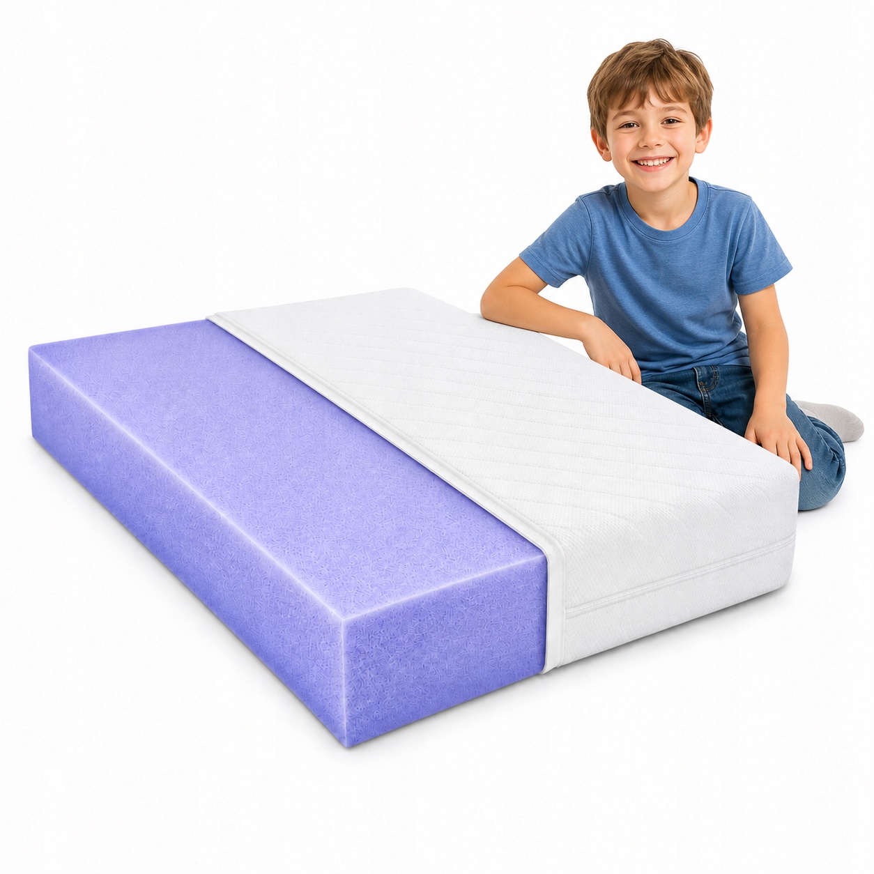 Matrace 110x170 tvrdá pěnová 16 cm H4 pěna T30 komfort spánku stabilní