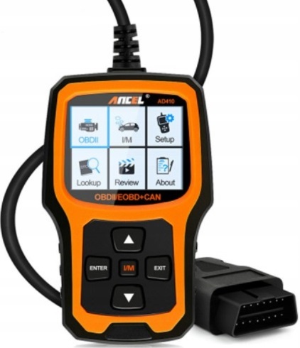 Skaner Diagostyczny OBD2 Ancel AD410 Interfejst OBD2 Diagnostyczny J.polski