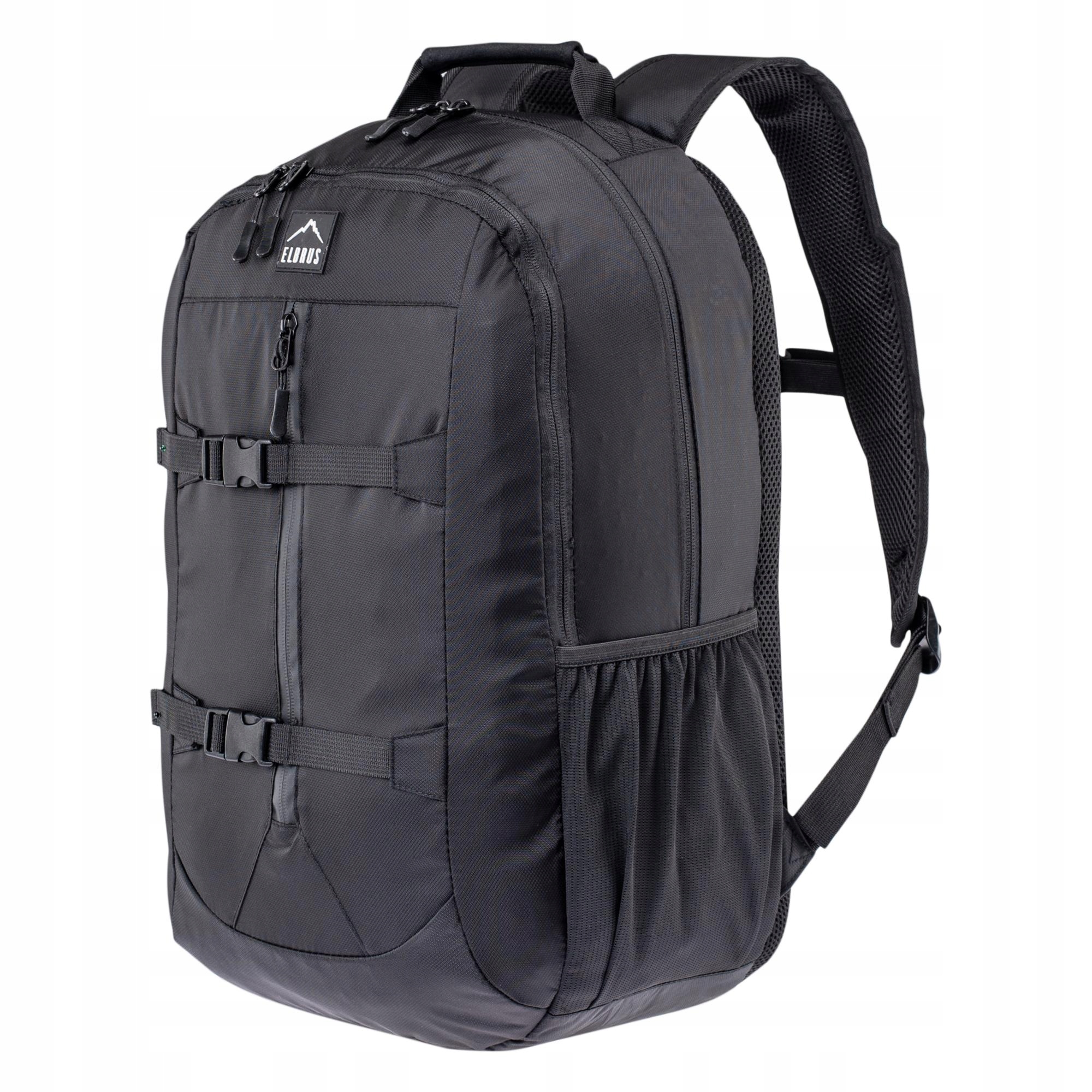 Plecak Elbrus Brick II 25L Czarny Sportowy Turystyczny Miejski Na Laptopa