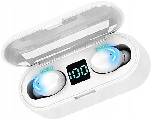 SŁUCHAWKI BEZPRZEWODOWE WODOODPORNE Z POWERBANKIEM