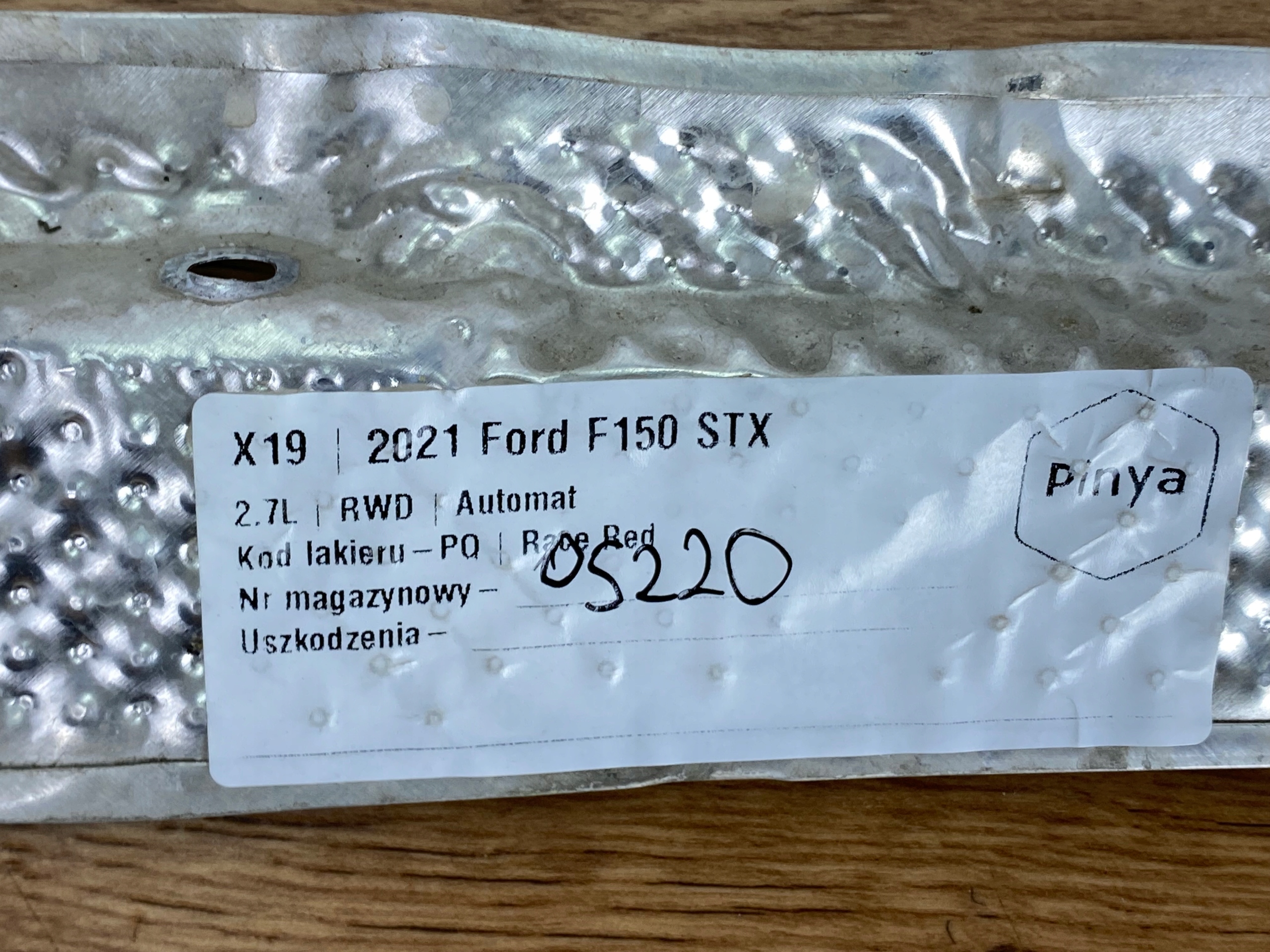Blende Abdeckung termiczna Ford F150 2021+ USA