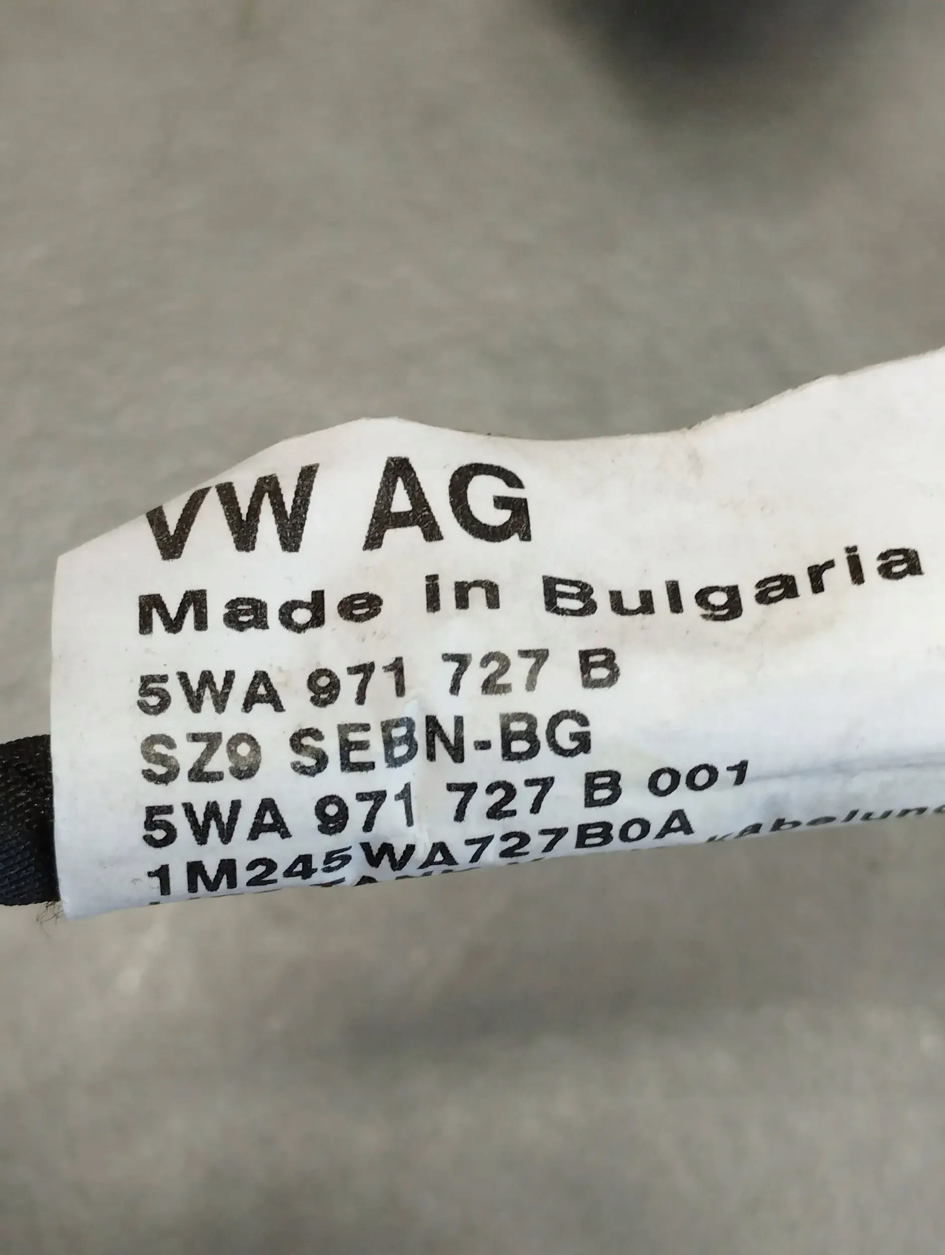 Audi S3 A3 8Y bundle PRZEWODOW tanks 5WA971727B