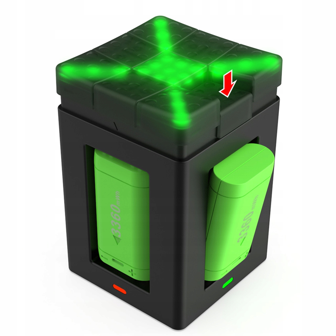 Stacja Ładująca Akumulatorów do Kontrolerów Xbox Jednoczesne Ładowanie 4