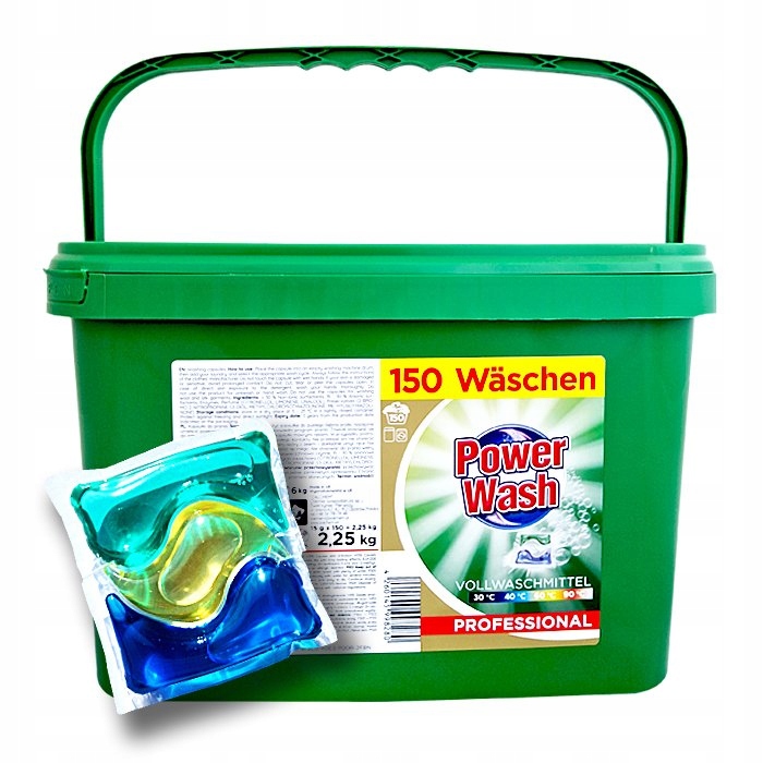 Levně Kapsle na praní Power Wash Professional univerzální 150 kusů