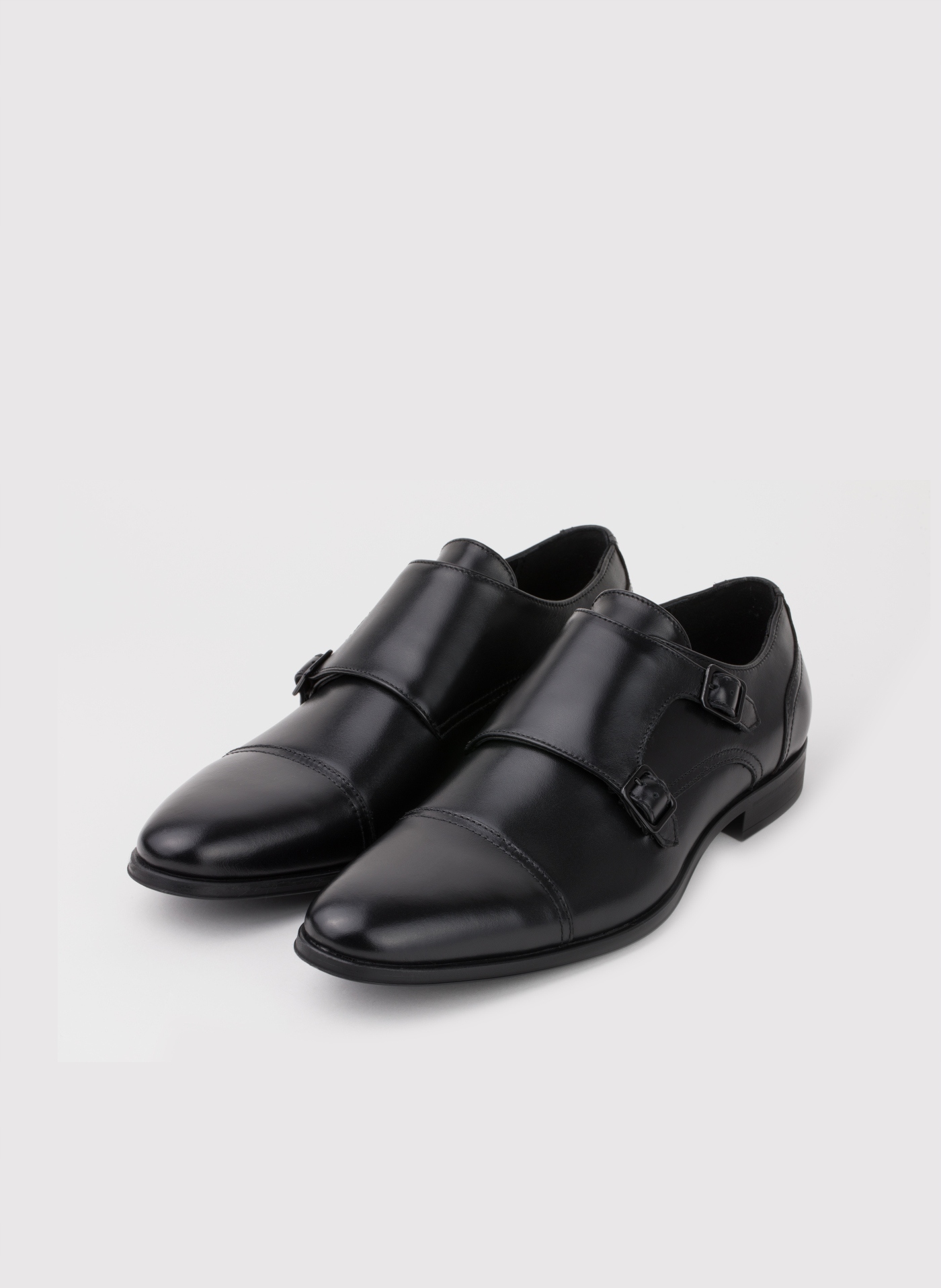 Elegantní pánské boty typu monki v černé barvě Pako Lorente vel